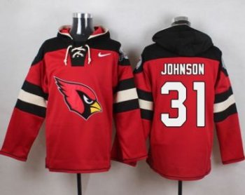 Nike Arizona Cardinals #31 David Johnson Red Player Pullover NFL Hoodie