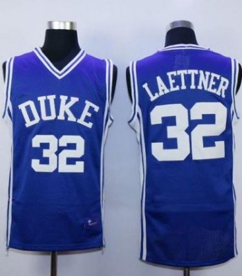 Duke Blue Devils #32 Christian Laettner Royal Blue Basketball Stitched NCAA Jersey