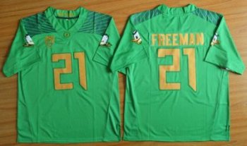 Oregon Ducks #21 Royce Freeman Green Limited Stitched NCAA Jersey