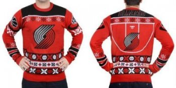 Portland Trail Blazers Men's NBA Ugly Sweaterv