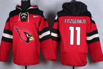 Nike Arizona Cardinals #11 Larry Fitzgerald Red Player Pullover NFL Hoodie