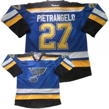 St. Louis Blues #27 Alex Pietrangelo Light Blue Home Stitched NHL Jersey