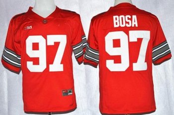 Ohio State Buckeyes 97 Joey Bosa Red Diamond Quest Stitched NCAA Jersey