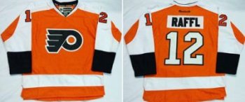 Philadelphia Flyers #12 Michael Raffl Orange Home Stitched NHL Jersey