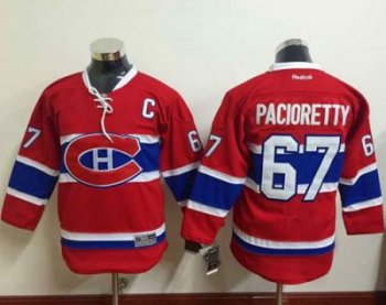 Youth Montreal Canadiens #67 Max Pacioretty Red Stitched NHL Jersey