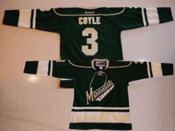 Minnesota Wild #3 Charlie Coyle Green Stitched NHL Jersey