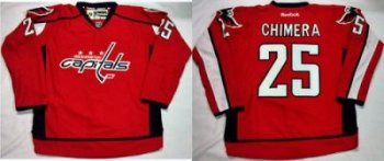 Washington Capitals #25 Jason Chimera Red Home Stitched NHL Jersey