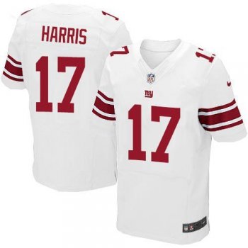 Nike New York Giants #17 Dwayne Harris White Men's Stitched NFL Elite Jersey