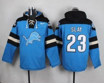 Nike Detroit Lions #23 Darius Slay Blue Player Pullover NFL Hoodie