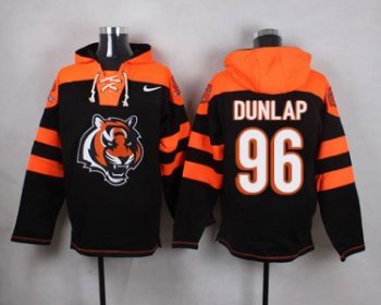 Nike Cincinnati Bengals #96 Carlos Dunlap Black Player Pullover NFL Hoodie