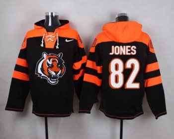 Nike Cincinnati Bengals #82 Marvin Jones Black Player Pullover NFL Hoodie