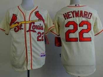 St. Louis Cardinals #22 Jason Heyward Cream Cool Base Stitched Baseball Jersey