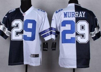 Nike Dallas Cowboys #29 DeMarco Murray Navy Blue White Men's Stitched NFL Elite Split Jersey