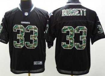 Nike Dallas Cowboys #33 Tony Dorsett Black Men's Stitched NFL Elite Camo Fashion Jersey