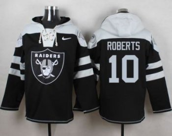 Nike Oakland Raiders #10 Seth Roberts Black Player Pullover NFL Hoodie