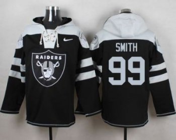 Nike Oakland Raiders #99 Aldon Smith Black Player Pullover NFL Hoodie