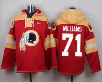 Nike Washington Redskins #71 Trent Williams Burgundy Red Player Pullover NFL Hoodie