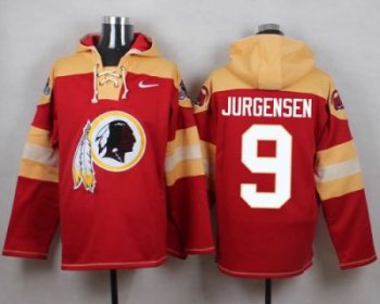 Nike Washington Redskins #9 Sonny Jurgensen Burgundy Red Player Pullover NFL Hoodie