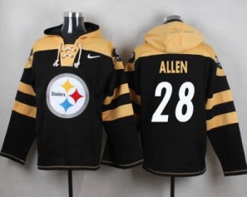 Nike Pittsburgh Steelers #28 Cortez Allen Black Player Pullover NFL Hoodie