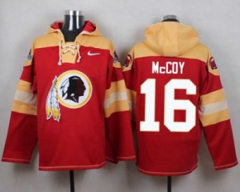 Nike Washington Redskins #16 Colt McCoy Burgundy Red Player Pullover NFL Hoodie