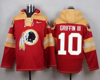 Nike Washington Redskins #10 Robert Griffin III Burgundy Red Player Pullover NFL Hoodie