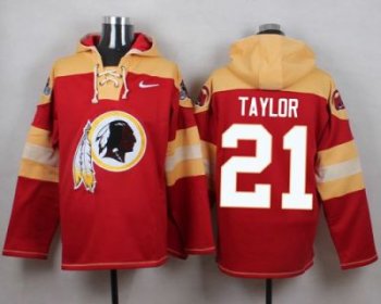 Nike Washington Redskins #21 Sean Taylor Burgundy Red Player Pullover NFL Hoodie