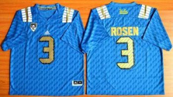 UCLA Bruins #3 Josh Rosen Blue PAC-12 Patch Stitched NCAA Jersey