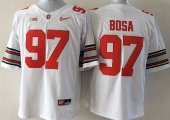 Ohio State Buckeyes #97 Joey Bosa White Diamond Quest Stitched NCAA Jersey