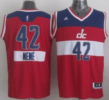 Washington Wizards #42 Nene Red 2014-15 Christmas Day Stitched NBA Jersey