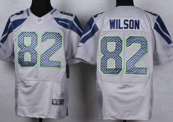 Nike Seattle Seahawks #82 Luke Willson Grey Alternate Men's Stitched NFL Elite Jersey