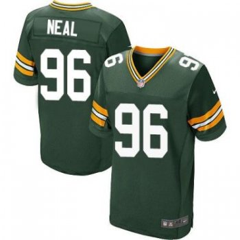 Nike Green Bay Packers #96 Mike Neal Green Team Color Men's Stitched NFL Elite Jersey