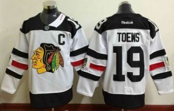 Chicago Blackhawks #19 Jonathan Toews White 2016 Stadium Series Stitched NHL Jersey