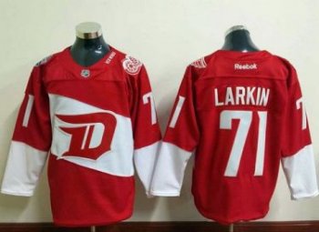 Detroit Red Wings #71 Dylan Larkin Red 2016 Stadium Series Stitched NHL Jersey