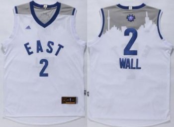 Wizards #2 John Wall White 2016 All Star Stitched NBA Jersey