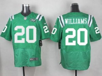 Nike Jets #20 Marcus Williams Green Men's Stitched NFL Elite Rush Jersey