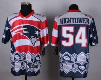 Nike New England Patriots #54 Dont'a Hightower Navy Blue Men's Stitched NFL Elite Noble Fashion Jersey