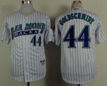 Arizona Diamondbacks #44 Paul Goldschmidt White 1999 Turn Back The Clock Stitched Baseball Jersey