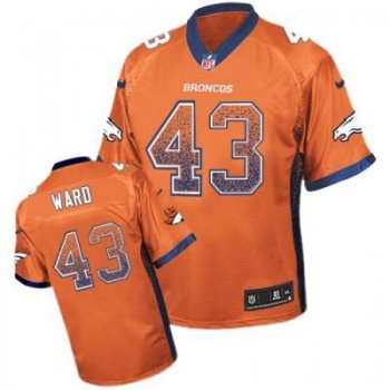 Nike Denver Broncos #43 T.J. Ward Orange Team Color Men's Stitched NFL Elite Drift Fashion Jersey