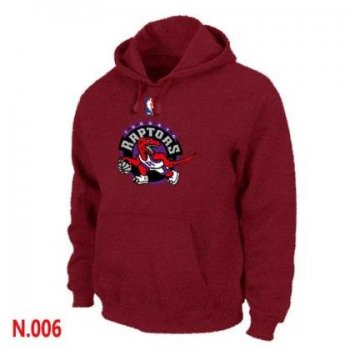 Mens Toronto Raptors Red Pullover Hoodie