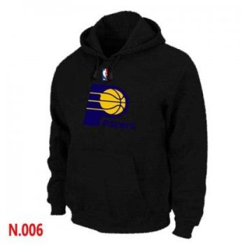 Mens Indiana Pacers Black Pullover Hoodie