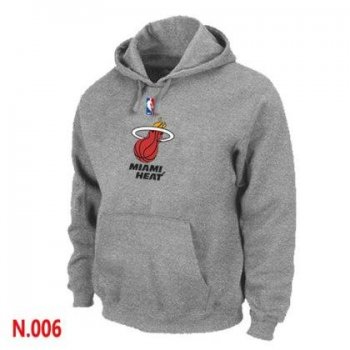 Mens Miami Heat L.Grey2 Pullover Hoodie