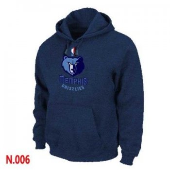 Mens Memphis Grizzlies Dark blue Pullover Hoodie