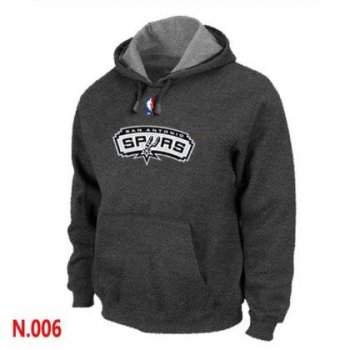 Mens San Antonio Spurs D.Grey Pullover Hoodie