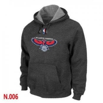 Mens Atlanta Hawks D.Grey Pullover Hoodie