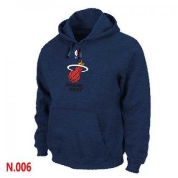 Mens Miami Heat Dark blue Pullover Hoodie