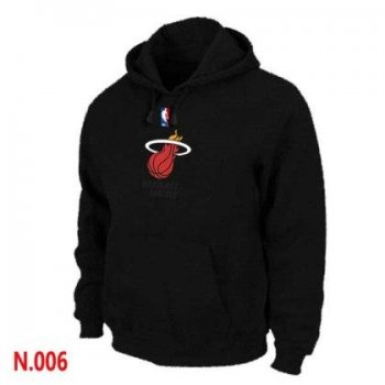 Mens Miami Heat Black2 Pullover Hoodie