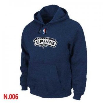 Mens San Antonio Spurs Dark blue Pullover Hoodie