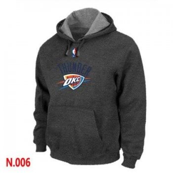 Mens Oklahoma City Thunder D.Grey Pullover Hoodie