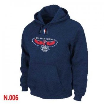 Mens Atlanta Hawks Dark blue Pullover Hoodie