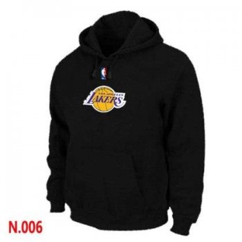 Mens Los Angeles Lakers Black Pullover Hoodie